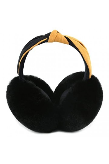 Unning Cache Oreilles Femme Hiver Fausse Fourrure Pliable Mignon Cache-oreilles Mode Peluche Molle Chaude Couvre Oreilles pou