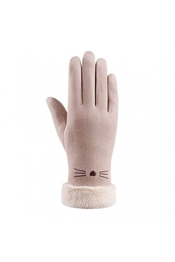 Gants Hiver Femme Gants DÉquitation Épais Pour Poignet En Peluche À Double Épaisseur Pour Femmes DHiver Gants Pour Écran Ta