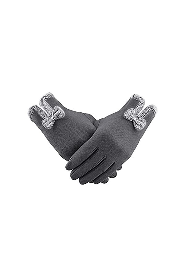 Gants Chauds Dhiver Pour Femmes Gants Imperméables Thermiques Gants Pour écran Tactile Coupe-vent Pour Femmes rouge,One siz