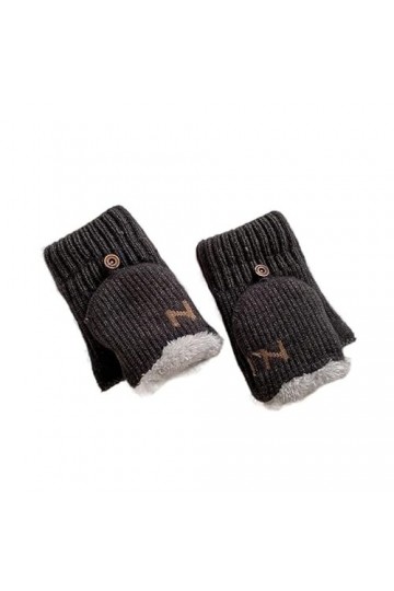 Gants Femme， Gants demi-doigt cyclisme gants sans doigts accessoires for femmes gants noirs chauffe-mains élégants Guantes Mu