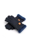 SMED Fur-in-One Gants en Laine pour Femmes Chauds et résistants au Froid pour Le Cyclisme et la Conduite en Plein air Gants e