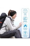 Udbrud Bandeau doreille léger, 2 Pièces Hiver Bandeau Cache-Oreilles Tissu Bandeau Polaire Bandeau Elastique Bandeaux de Spo