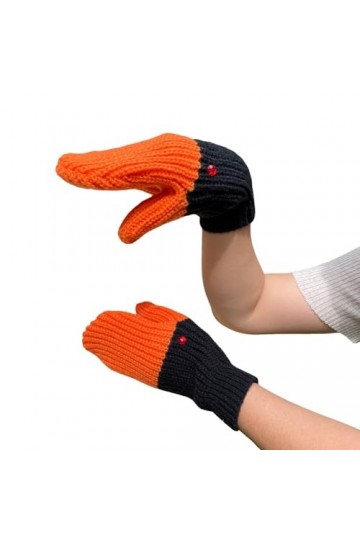 Automne Et Hiver Froid Et Chaleur Préservation Trois Cygnes Plein Doigt Gants Tricotés Laine Mitaines yeQ613, blanc, taille u