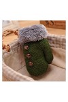 HSJM Gants 0-3y / 4-7y Enfants Garçons Filles Gants dhiver Épaissir Garçons Filles Gants Chauds Enfants Thicken Bonneterie G