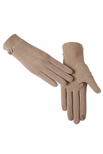 Gants DHiver Gants DAutomne Et DHiver Pour Femmes Gants De Cyclisme En Plein Air À Écran Tactile Brodés Chauds