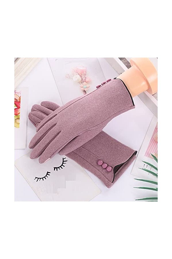 Femme Gants Gants Femme Hiver Écran Tactile Chaleur Et Velours Matelassé Gants Hiver Femme Équitation