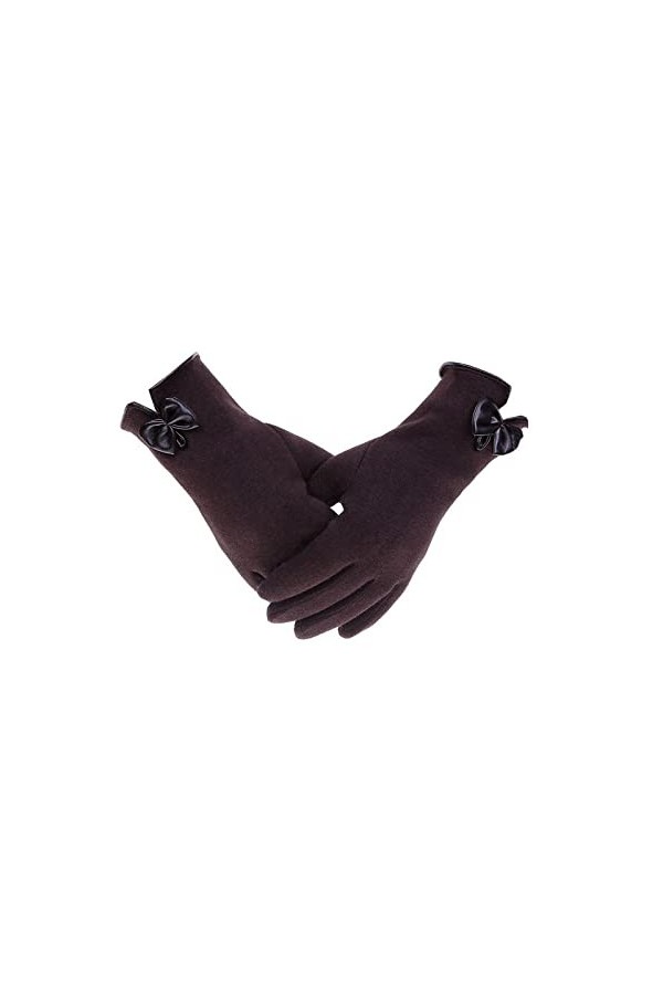 Gants Chauds Pour Femme Gants Pour Femmes À Écran Tactile Gants Chauds Pour Femmes Automne Et Hiver Coupe Vent Extérieur Marr
