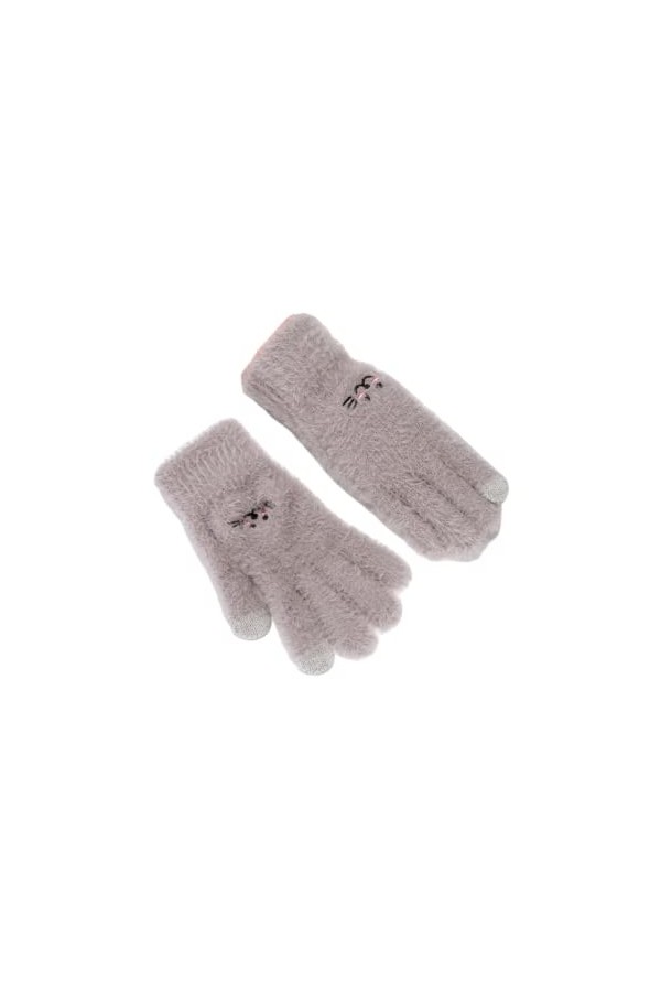 CABTRA Gants Gants Chauds Pour Femmes En Gants Épaissis DHiver