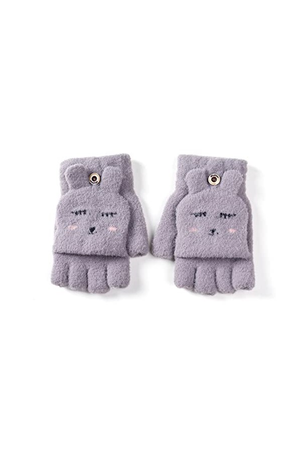 CABTRA Gants DHiver Tricot DAutomne Pour Femmes Gants Chauds Épaissis