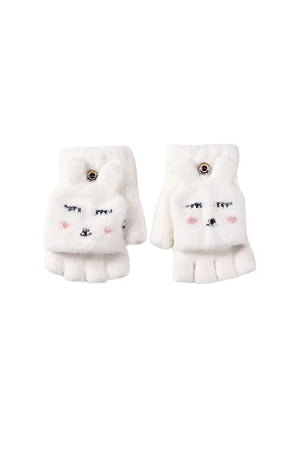 CABTRA Gants DHiver Tricot DAutomne Pour Femmes Gants Chauds Épaissis