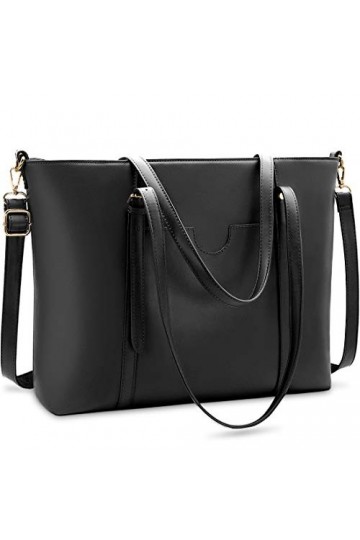 NUBILY Sac Cabas Femmes Grande Capacité PU Cuir Sac de Cours Portable Sac a Main pour Les Cours Imperméable Sac Fourre Tout F