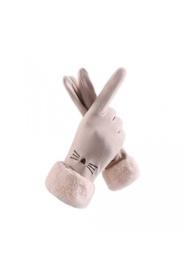 CABTRA Gants DHiver Gants DÉquitation Chauds Épais Pour Femme