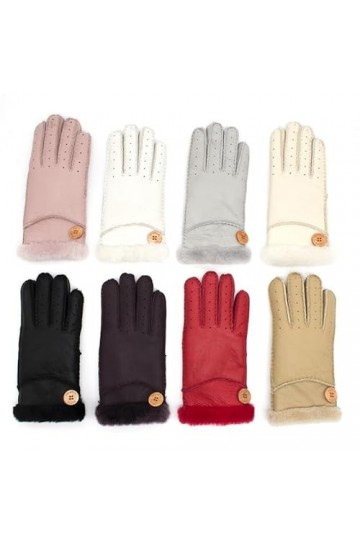 SMED Gants chauds en fourrure en un pour femme avec écran tactile et épaississement en velours pour garder au chaud et à lép