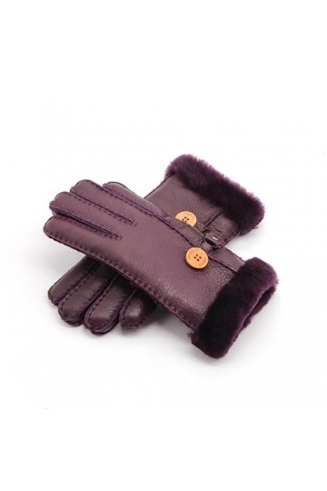 SMED Fur-in-One Gants en Laine pour Femmes Chauds et résistants au Froid pour Le Cyclisme et la Conduite en Plein air Gants e