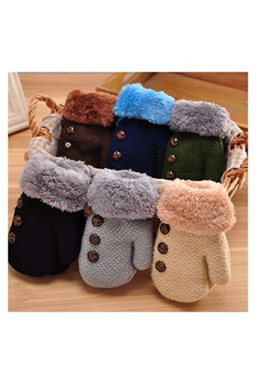 HSJM Gants 0-3y / 4-7y Enfants Garçons Filles Gants dhiver Épaissir Garçons Filles Gants Chauds Enfants Thicken Bonneterie G