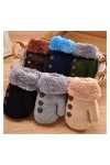 HSJM Gants 0-3y / 4-7y Enfants Garçons Filles Gants dhiver Épaissir Garçons Filles Gants Chauds Enfants Thicken Bonneterie G