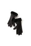 Barakara Gants dhiver Femmes, Gants Épais Chauds avec Doublure en Polaire, Gants à Écran Tactile, Gants de Conduite Coupe-ve