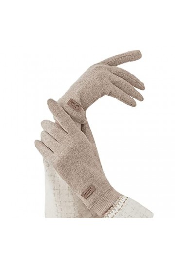 3 gants thermiques pour écran tactile | Gants thermiques en cachemire – Gants complets en cachemire pour femme, gants moufles