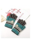 QIAOLI Gants dhiver pour homme et femme de 4 à 10 ans - Gants dhiver tendance pour enfants - Motif floral - Gants chauds en