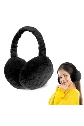 Riisoyu Cache-Oreilles, Mode Classique Cache-oreilles en Peluche pliable Unisexe Cache Oreilles Pliables Doux Cache Oreilles 