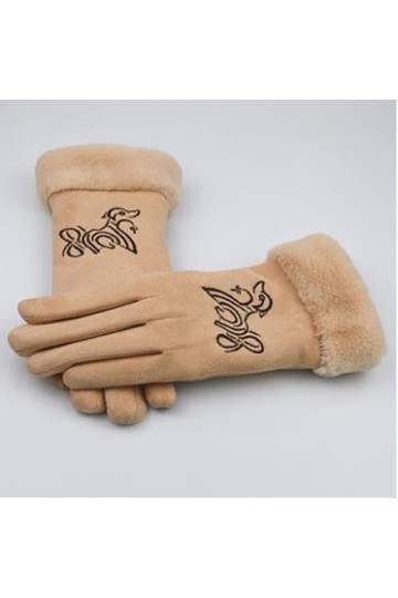 Jjshueryg Loisirs Voyage Hiver Cyclisme Mignon Gants Doigts, Gants Chauds dautomne Et dhiver pour Femmes, Femmes Plus Velou