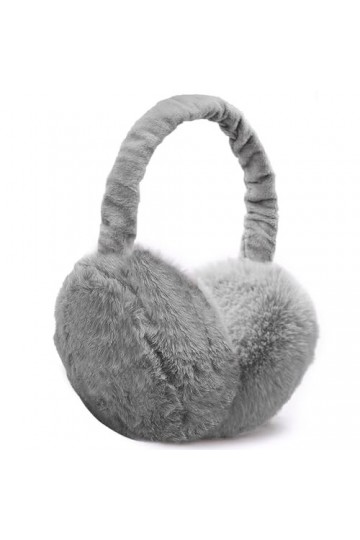 UQTUKO Cache-oreilles Chauds, pliable chauffe-oreilles en Peluche Hiver Chaud Bandeau auriculaire en taille unique Ajustable 