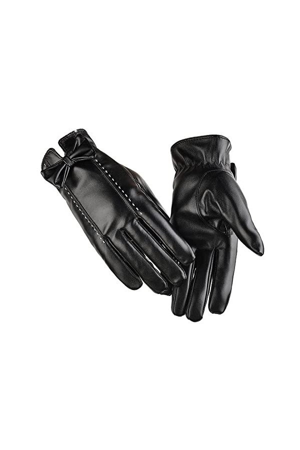 Femme En Gants DHiver Gants Pour Écran Tactile Automne Et Hiver Plus Gants DÉquitation En Velours Chaud Pour Dames Gants En