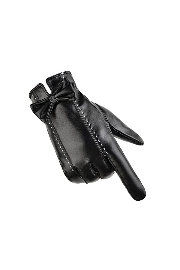 Femme En Gants DHiver Gants Pour Écran Tactile Automne Et Hiver Plus Gants DÉquitation En Velours Chaud Pour Dames Gants En