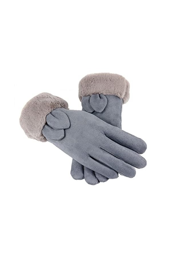 Gants Coupe Vent Gants en Molleton De Suède pour Femmes pour La Chaleur Et LÉpaississement De LAutomne Et De lhiver Plus U