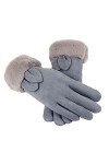 Gants Coupe Vent Gants en Molleton De Suède pour Femmes pour La Chaleur Et LÉpaississement De LAutomne Et De lhiver Plus U