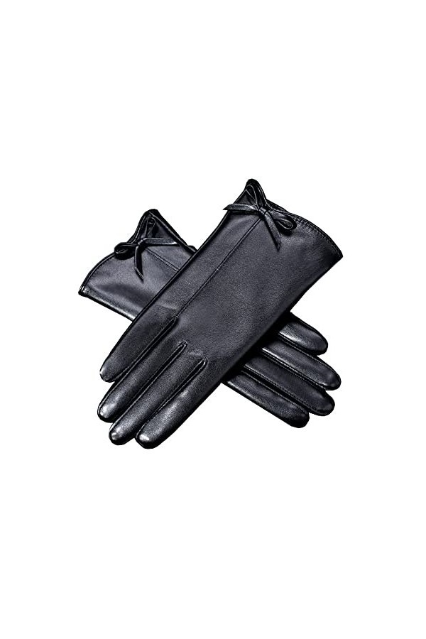 CABTRA Gants Pour Femmes Épaissis Gants DExtérieur Chauds En Automne Et En Hiver