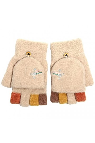 CABTRA Gants Chauds DHiver Gants De Tricot Pour Femmes