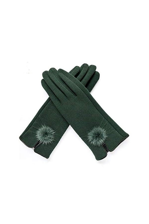 YUANYUAN520 Gants Tactiques Femmes Gants Mode Ouverture Conception dhiver for Dames Gants Gants Soft Black moufles Color :