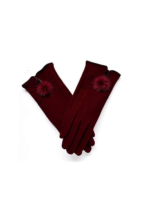 YUANYUAN520 Gants Tactiques Femmes Gants Mode Ouverture Conception dhiver for Dames Gants Gants Soft Black moufles Color : 