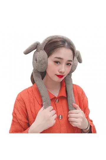 Cache-oreilles en forme de lapin en fausse fourrure douce et moelleuse - Cache-oreilles fantaisie pour lhiver - Chaudes - Am