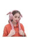Cache-oreilles en forme de lapin en fausse fourrure douce et moelleuse - Cache-oreilles fantaisie pour lhiver - Chaudes - Am