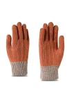 Yannaky Gants dhiver Gants Femmes Hiver Plus Velours Épais Gants Chauds Et Froids Tricotés-A1