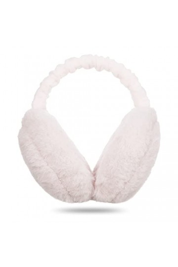 Pinenuts Cache-oreilles dhiver pour femme Pliable Cache-oreilles, Blanc., taille unique