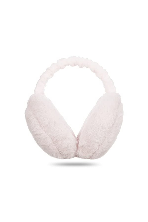 Pinenuts Cache-oreilles dhiver pour femme Pliable Cache-oreilles, Blanc., taille unique