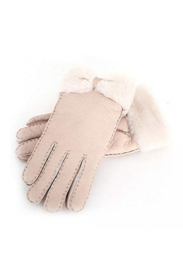 LUOXUEFEI Gants Hiver Femmes Gants Chauds Gants Dames Mitaines Rouge