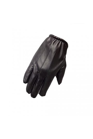 Femme En Gants DHiver Gants Hommes Automne Et Hiver Chaud Gants En Cuir Équitation Écran Tactile Gants Noir Style Mince L