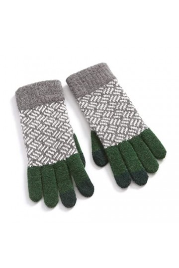 CABTRA Gants Tricotés Gants Chauds Épaissis Pour Femmes En Automne Et En Hiver