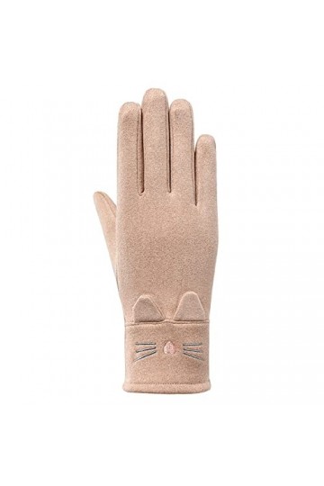 CABTRA Gants Femme Hiver Gants DÉquitation Chauds Et Épais