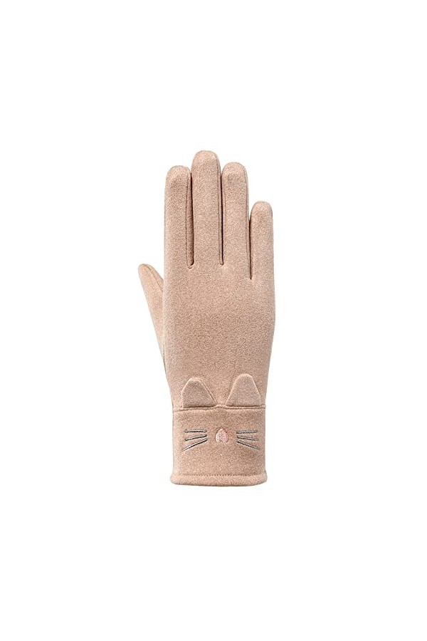 CABTRA Gants Femme Hiver Gants DÉquitation Chauds Et Épais