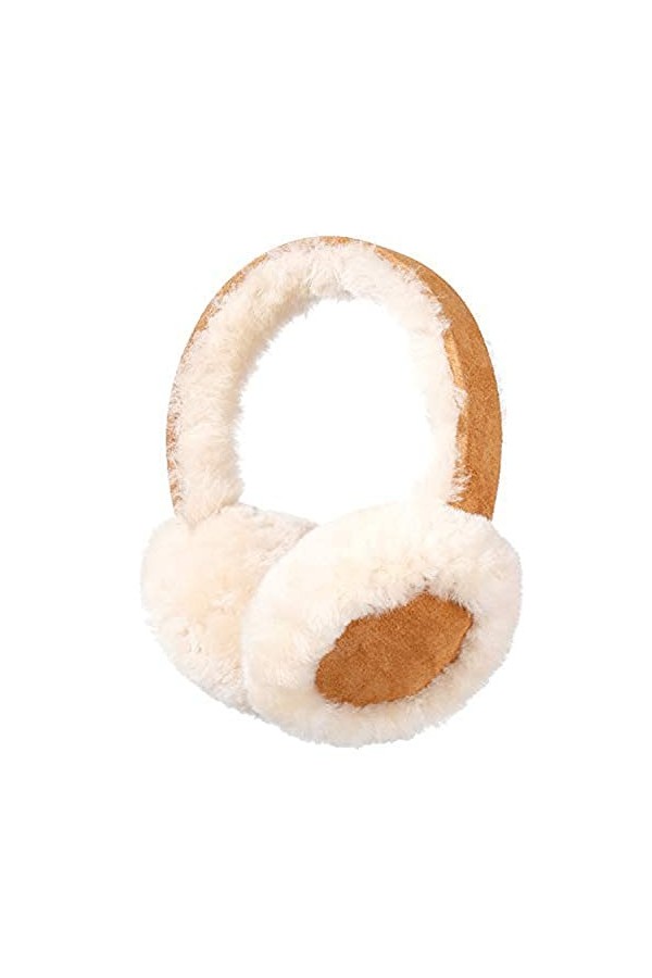 MaxW Hiver Cache-oreilles pour Homme et Femme Mignon Touffu Protège-oreilles Doux Douillet Extérieur Chauffe-oreilles Gris
