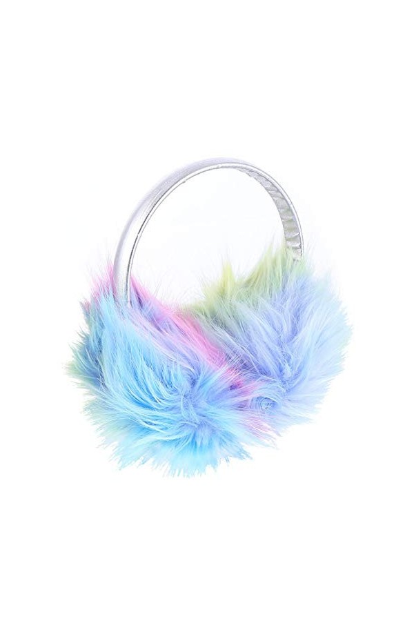 SOIMISS Cache-oreilles vert Hiver Chaud Moelleux Cache-oreilles pour Femmes Filles Noël en plein air Cache-oreilles, vert, 17