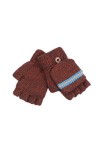 LYLY Gants Enfants Mitaines rayé Finger moitié Gants Mitaines en Tricot dhiver Doux Unisexe de Base Filles Garçons Guantes A