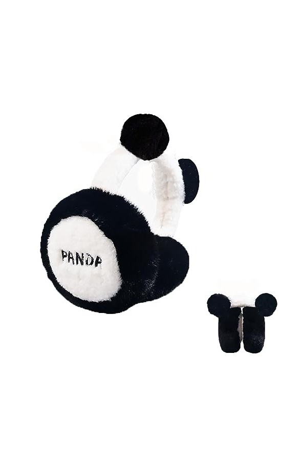 Cache-oreilles pour femmes Enfants Adultes Cache-oreilles dhiver pliable doux, coupe-vent peluche et polaire moelleuse Cache