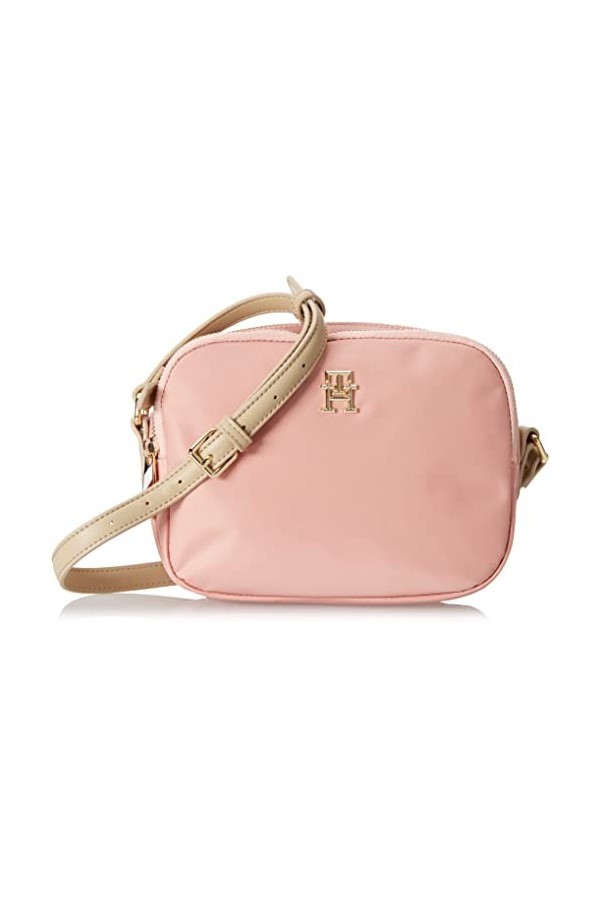 Tommy Hilfiger Sac Bandoulière Femme Poppy Crossover Petit Modèle, Bleu Space Blue , Taille Unique