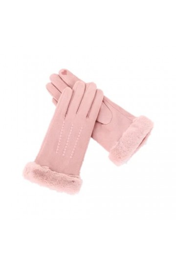 Femme Gants Gants Automne Et Hiver Gants Chauds En Daim Pour LExtérieur Et Gants À Écran Tactile En Velours Pour Femmes Gant